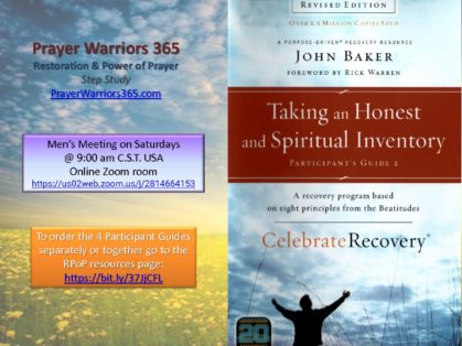 Celebrate-Recovery-2022-Book-2-Honest-Spiritual-Inventory | Prayer ...